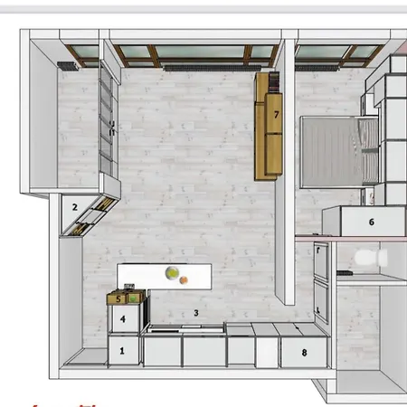 Appartement 4-bed 12 Paris